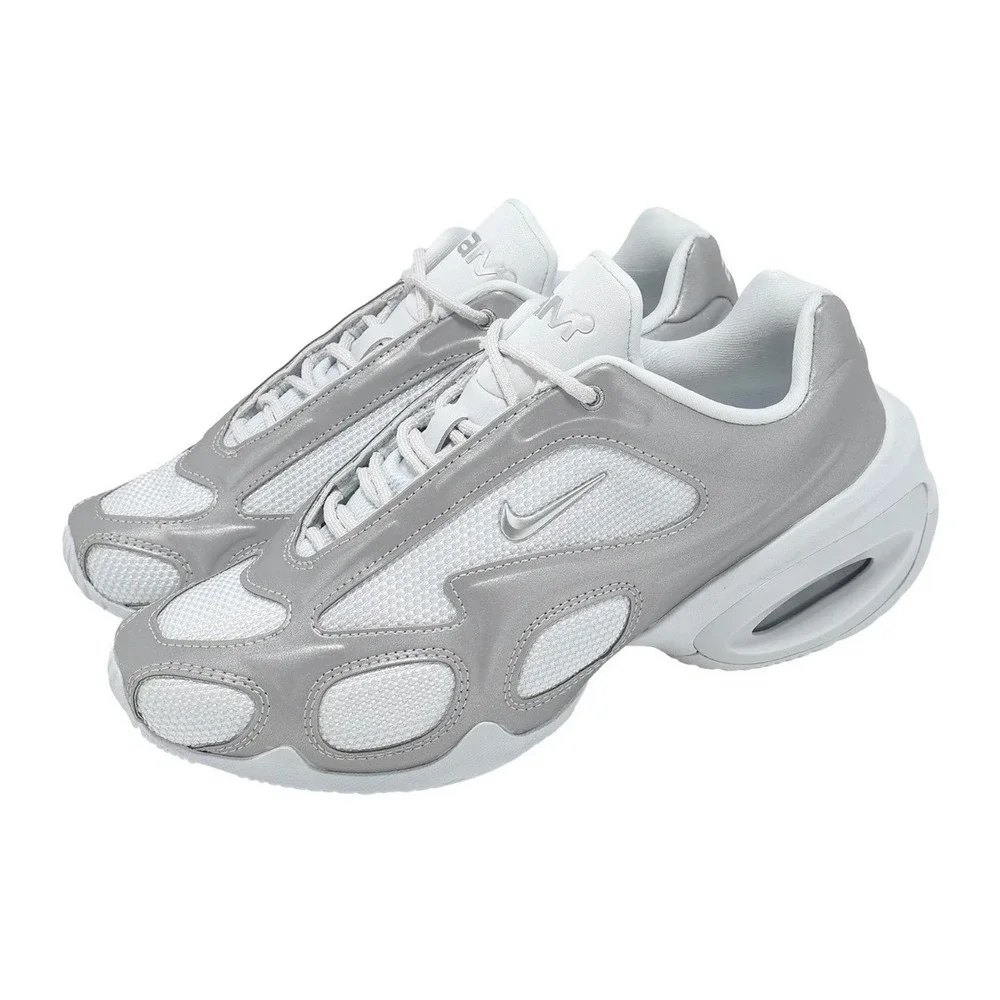 Nike Air Max Muse Sneakers Women Size 7 Silver Excellent Metallic Y2K Style